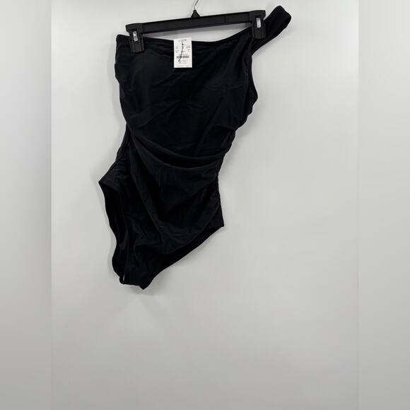 J.Crew One-shoulder ruched one-piece swimsuit - Picture 3 of 4